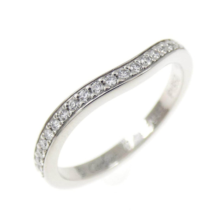 Cartier Ballerine Platinum Diamond Ring – front view