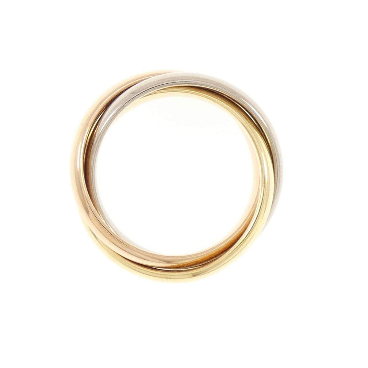 Cartier Trinity Three 18K Yellow Gold Ring – side view