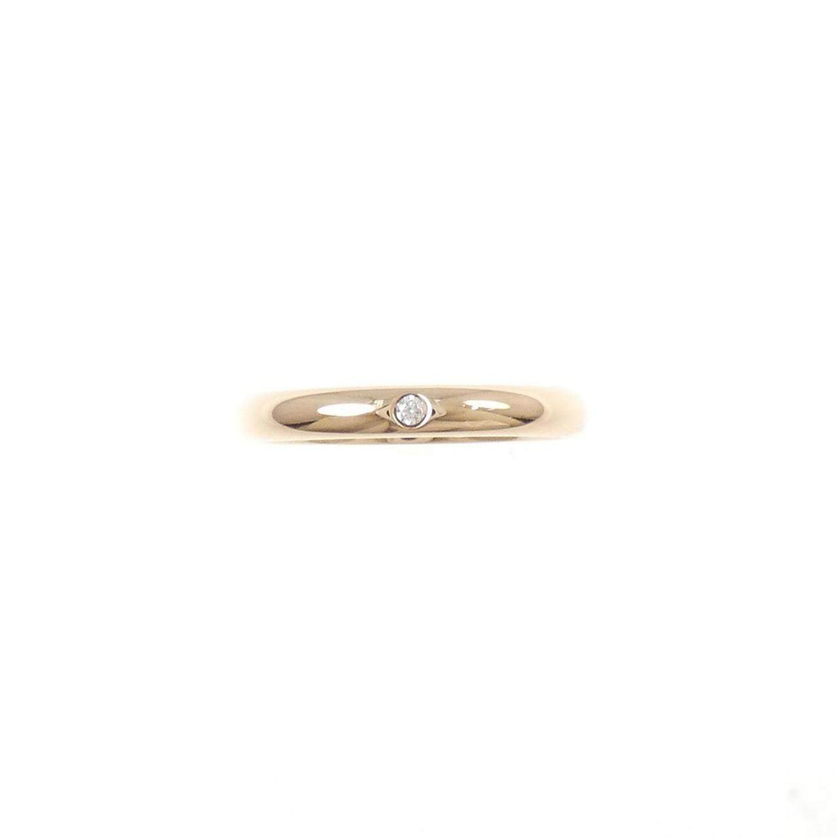 Cartier 18K Rose Gold Diamond Wedding Ring – side view