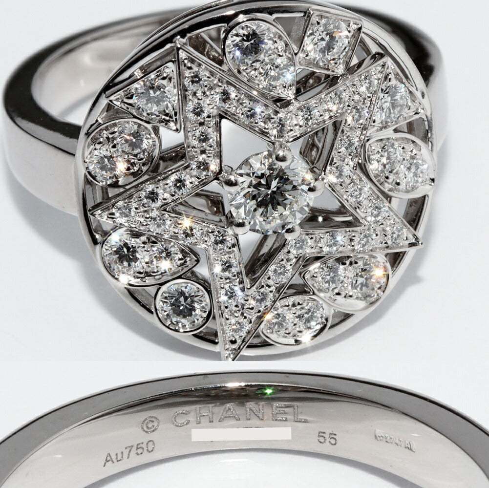 Chanel Comete 18K White Gold Diamond Ring – packaging