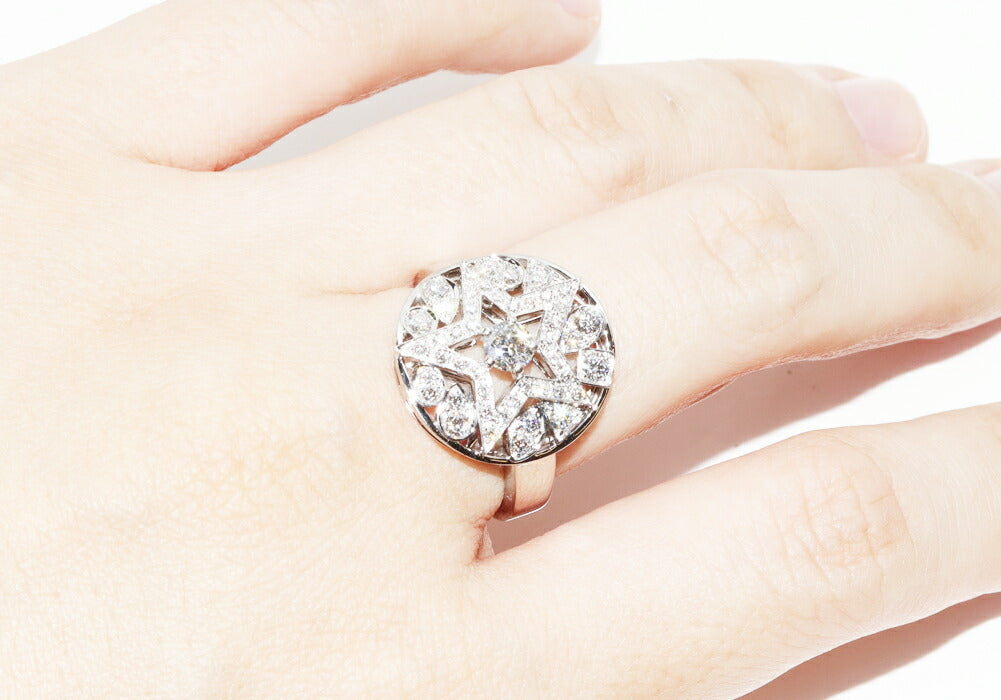 Chanel Comete 18K White Gold Diamond Ring – alternate view