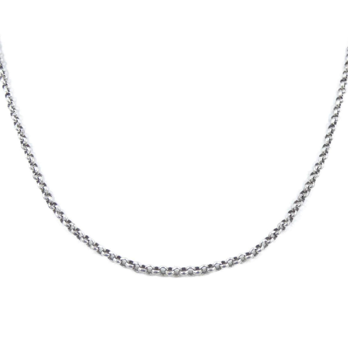 Chrome Hearts Neckchain R18 Sterling Silver Necklace – front view