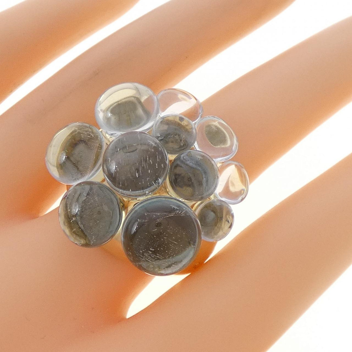 Pomellato Molla 18K Yellow Gold Aquamarine Ring – packaging