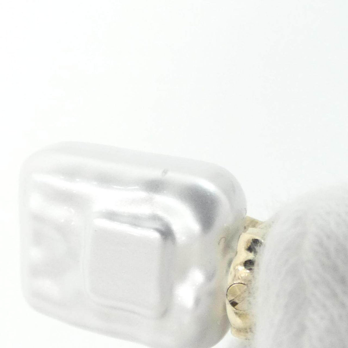 Chanel Brass Earrings – back and fastening