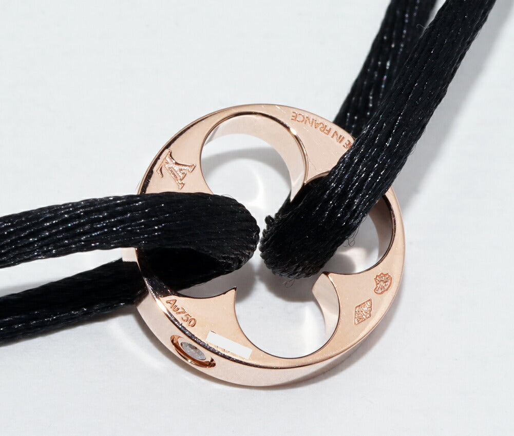Louis Vuitton Empreinte Pendant 2way 18K Rose Gold Diamond Bracelet – on the wrist