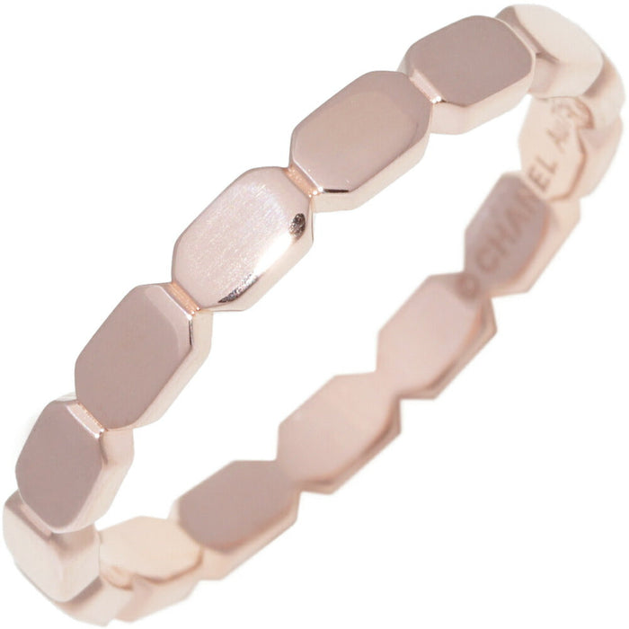 Chanel Première Promesse 18K Rose Gold Ring – front view