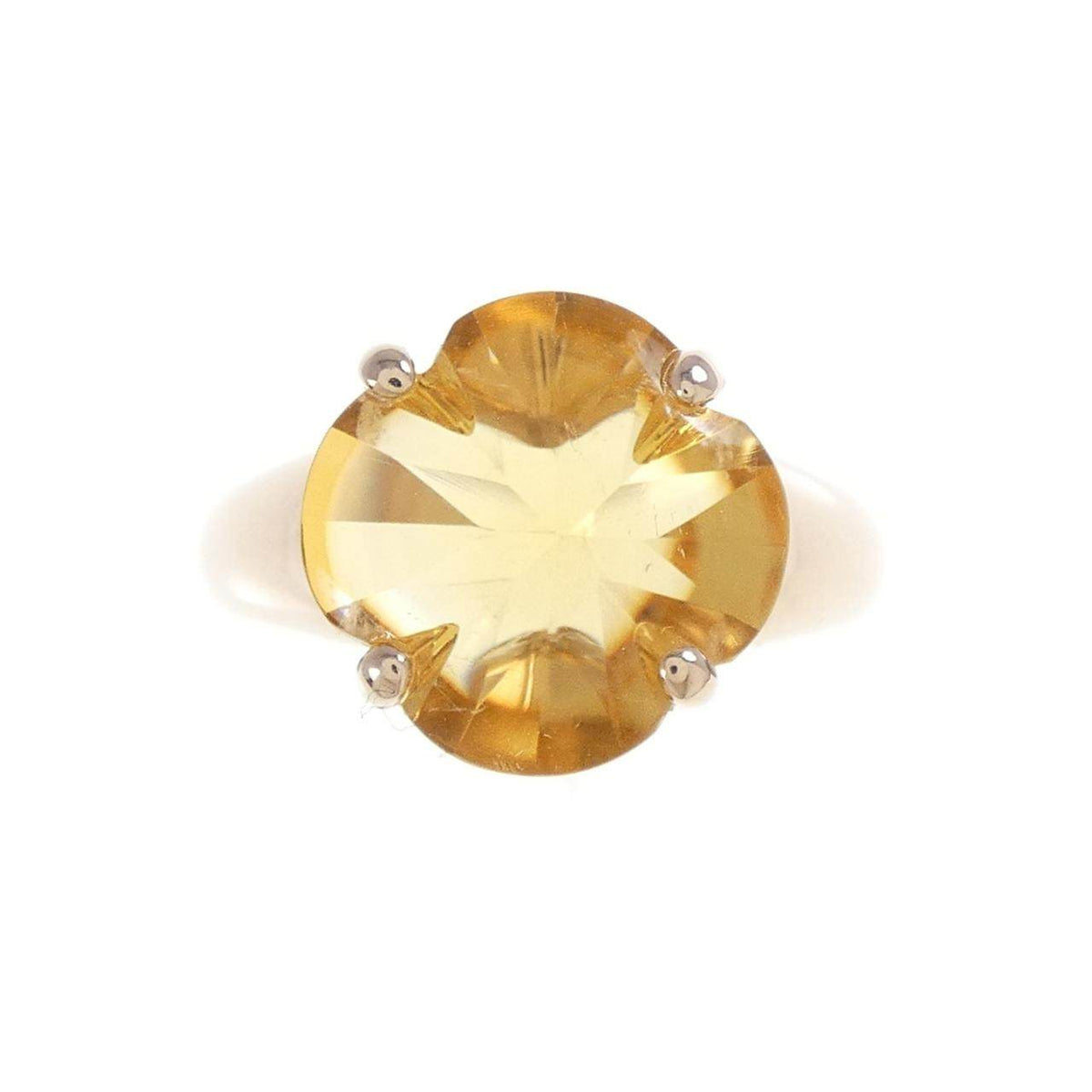 Vendome Aoyama 18K Rose Gold Citrine Ring – side view