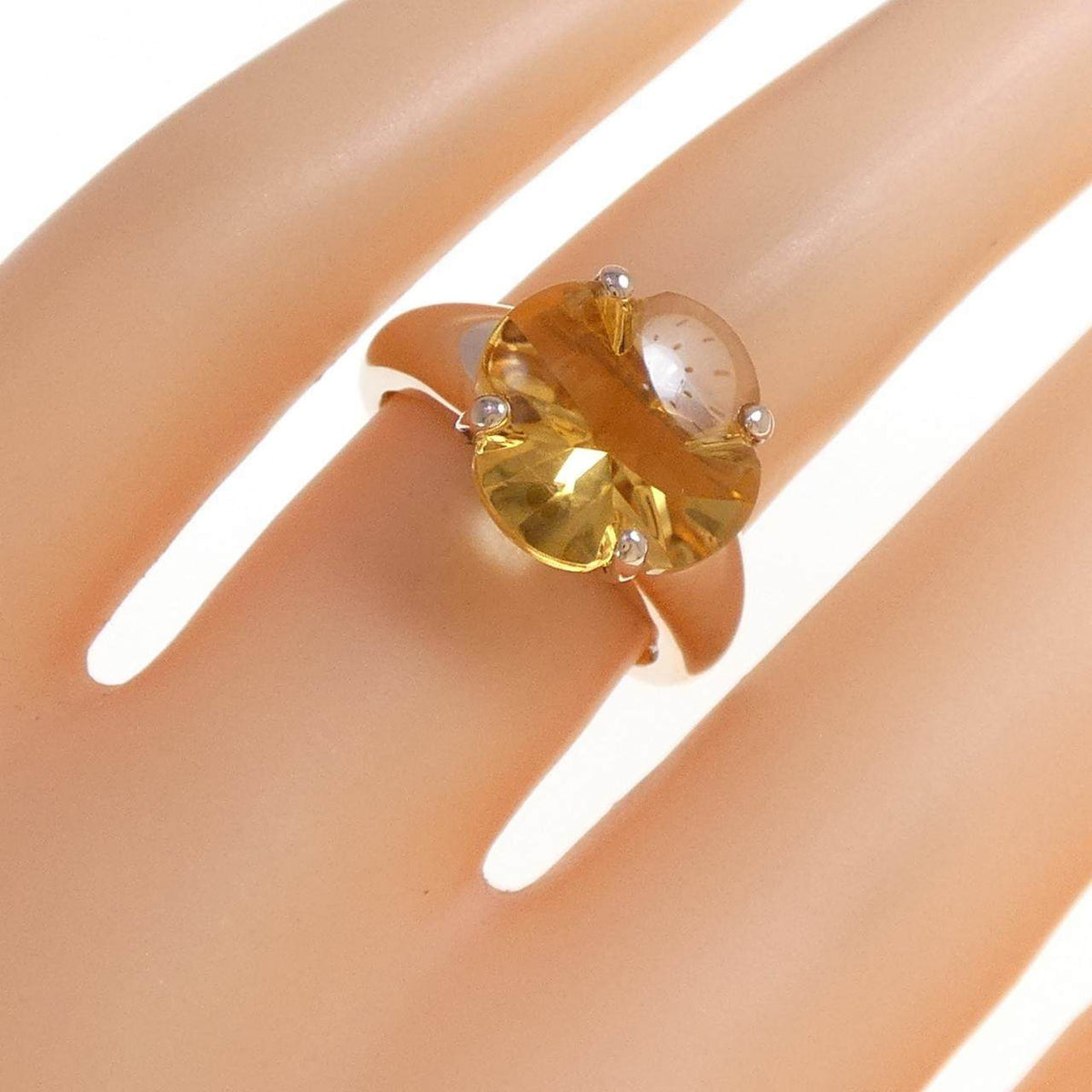 Vendome Aoyama 18K Rose Gold Citrine Ring – packaging