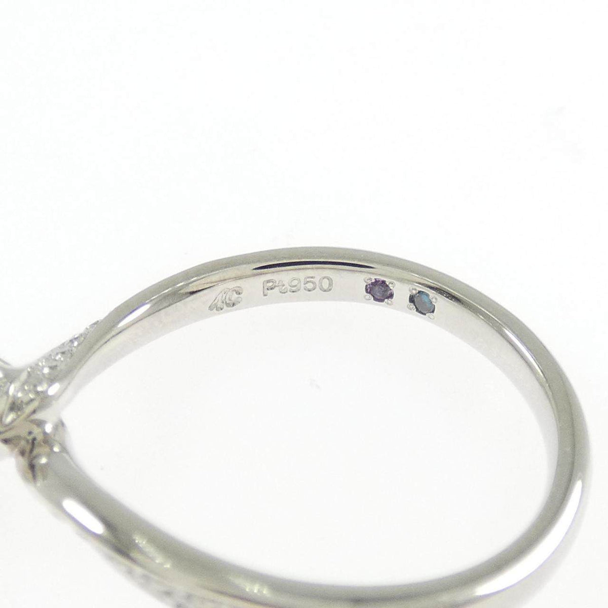 Platinum 4C Diamond Ring – inside band
