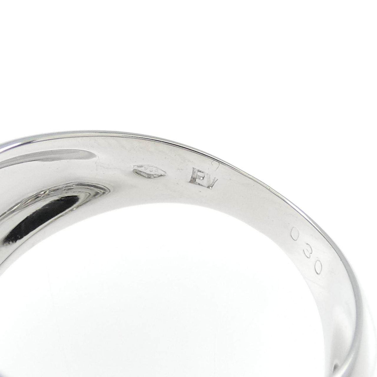 Ponte Vecchio 18K White Gold Diamond Ring – inside band