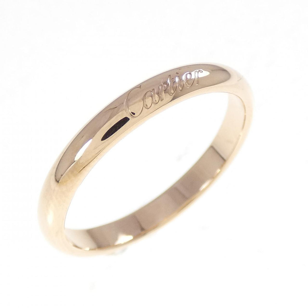 Cartier C de Cartier 18K Rose Gold Ring – front view