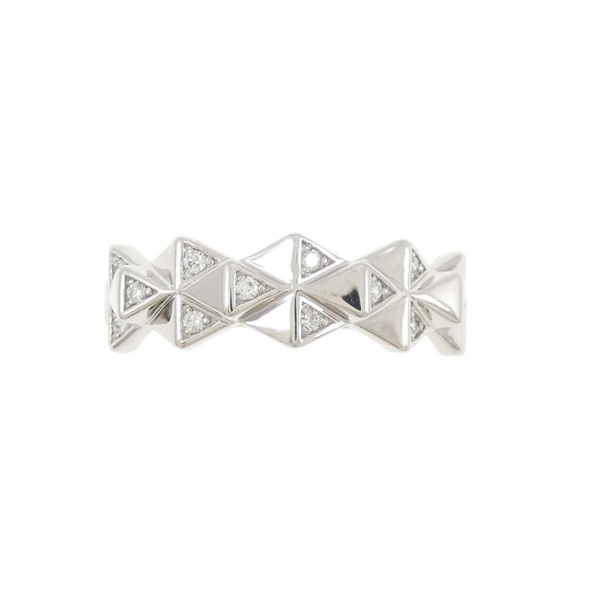 GSTV Platinum Diamond Ring – side view