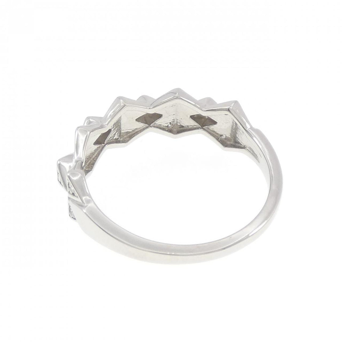 GSTV Platinum Diamond Ring – top view