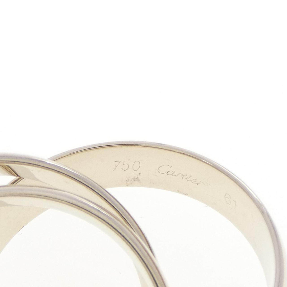 Cartier Trinity Limited 18K White Gold Ring – inside band