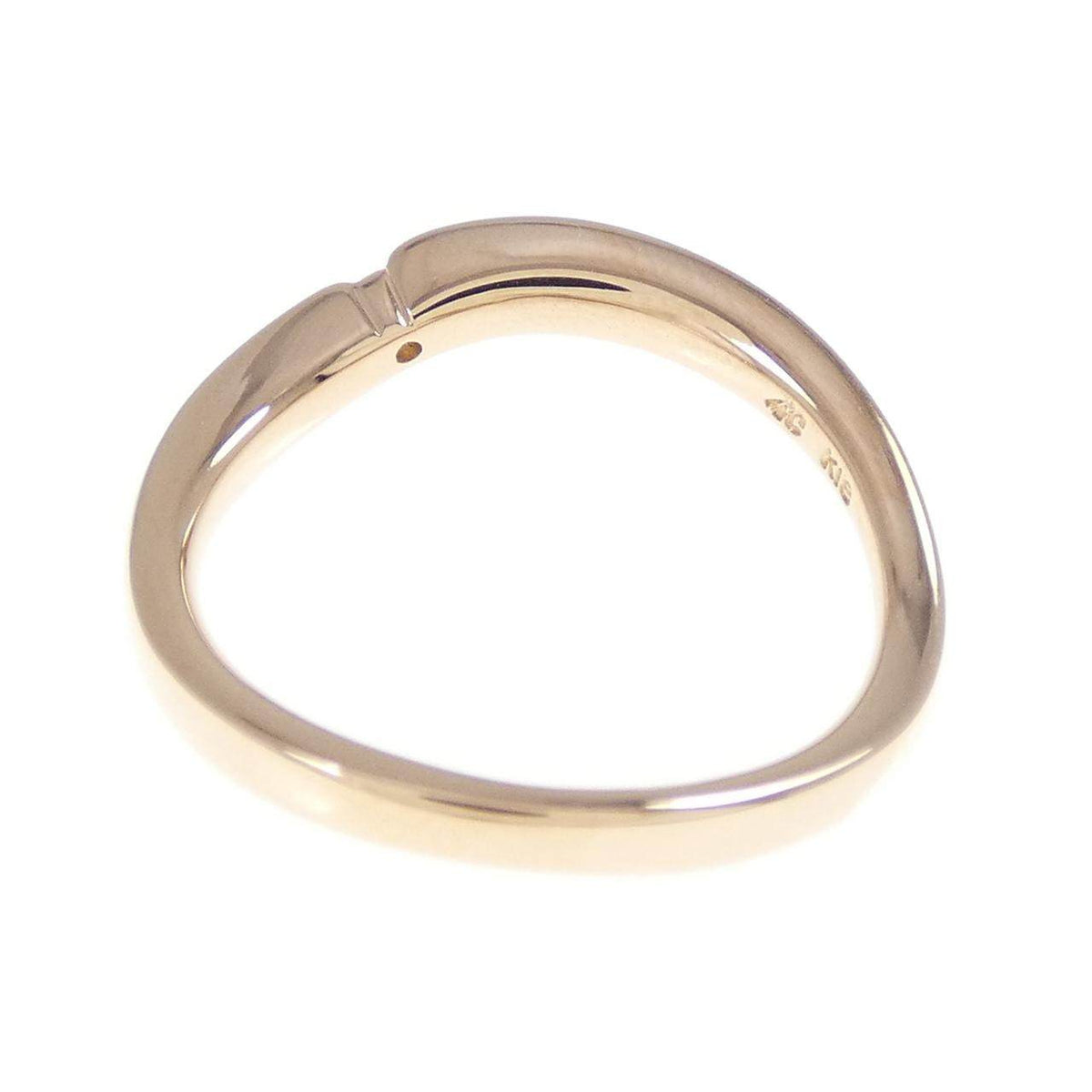 4°C 18K Rose Gold Diamond Ring – top view