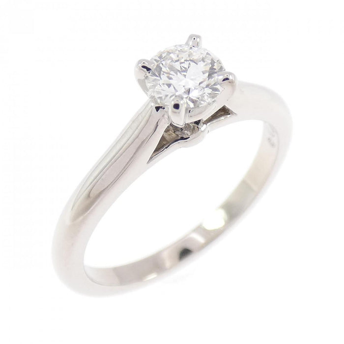 Cartier 1895 Platinum Diamond Solitaire Ring – front view