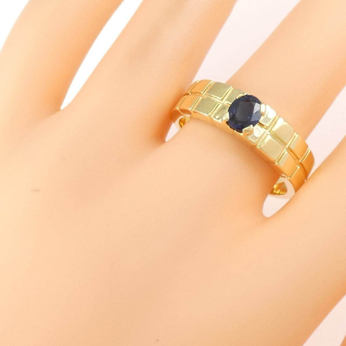 18K Yellow Gold Primabijou Sapphire Ring – packaging