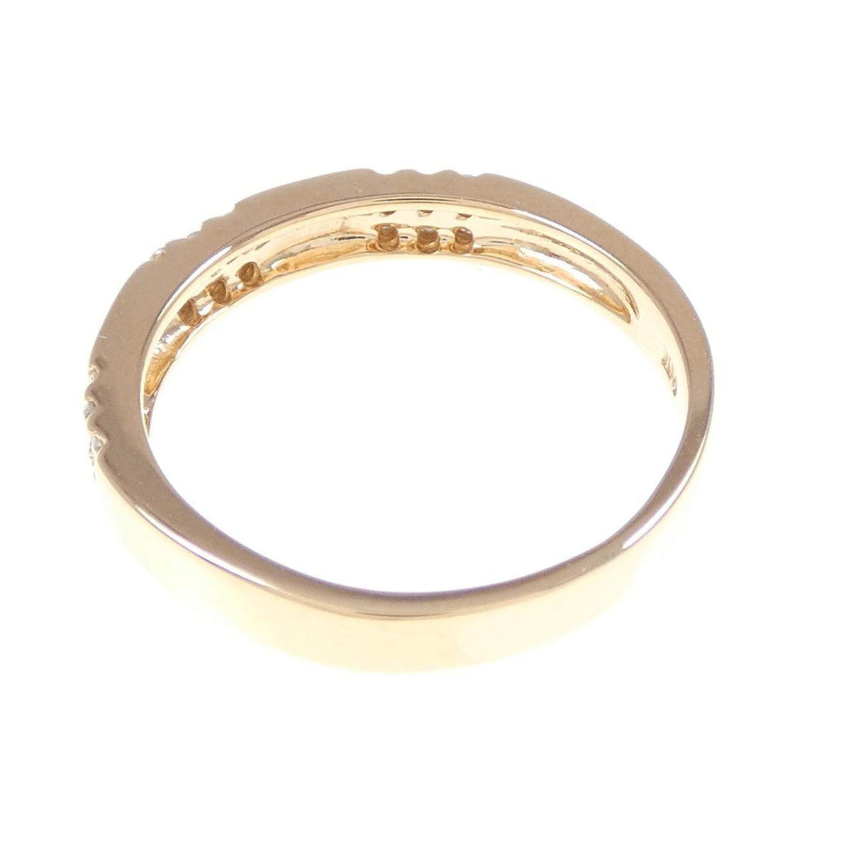 Kumikyoku 18K Rose Gold Diamond Ring – top view