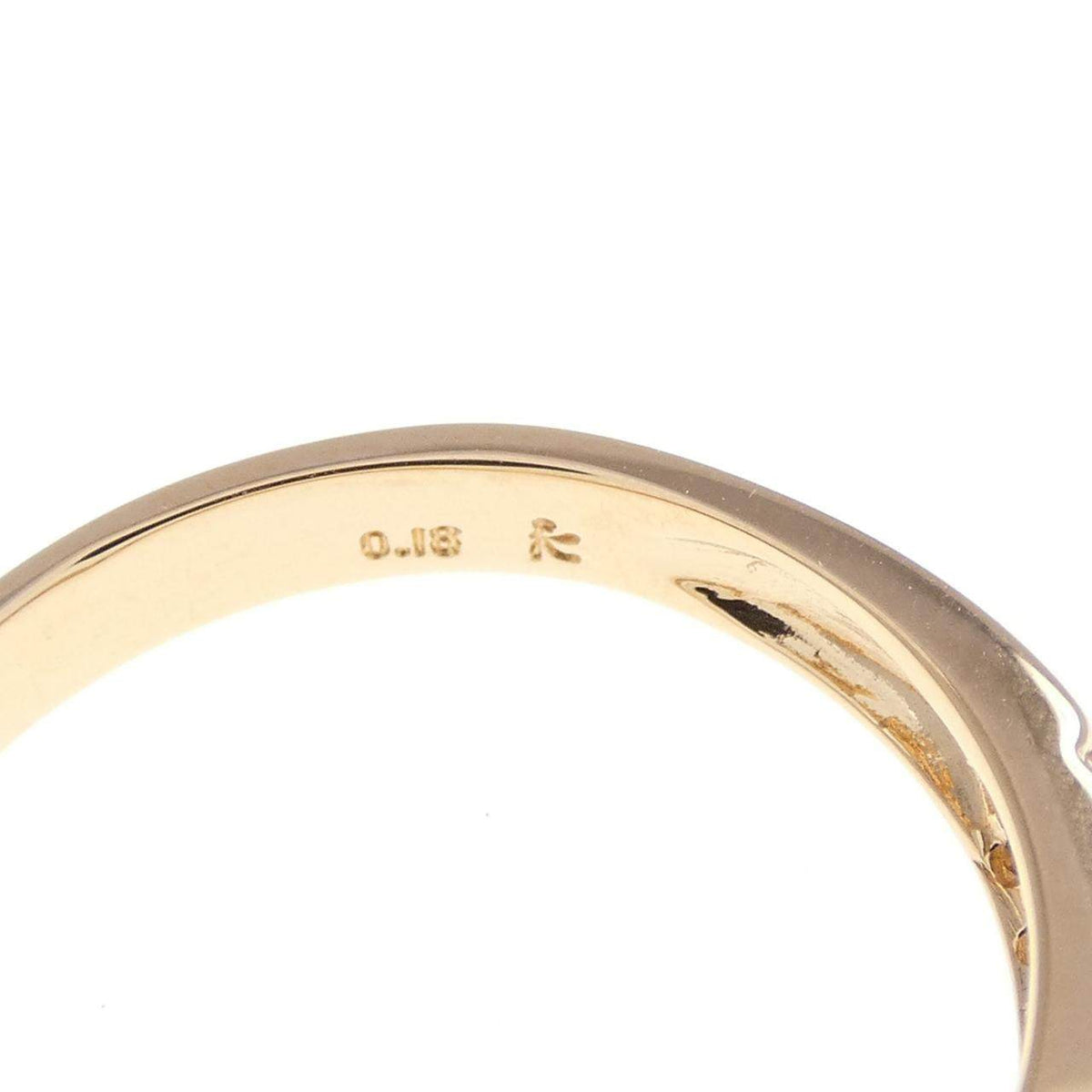 Kumikyoku 18K Rose Gold Diamond Ring – inside band