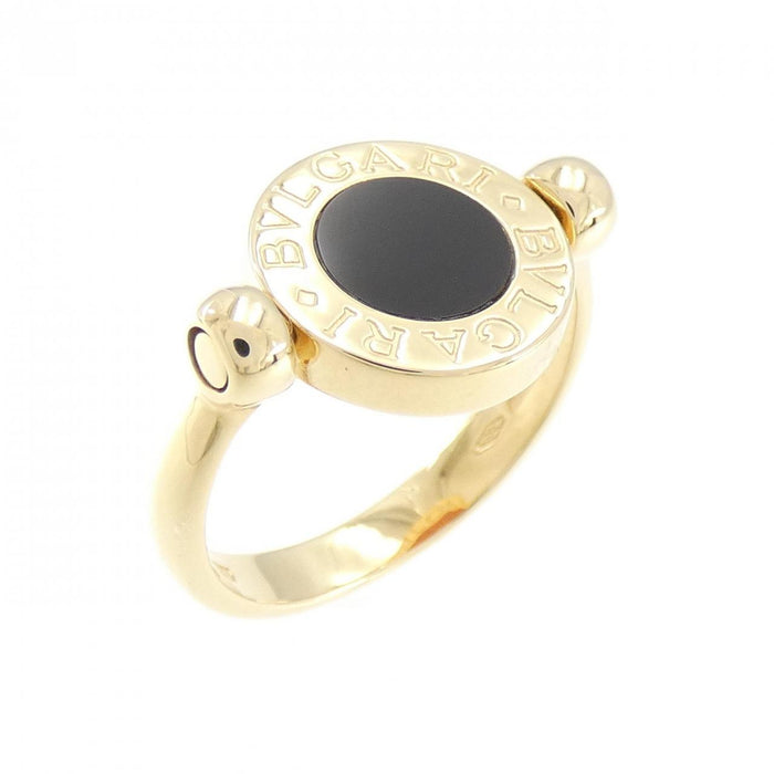 Bulgari BVLGARI BVLGARI 18K Yellow Gold Turquoise Ring – front view