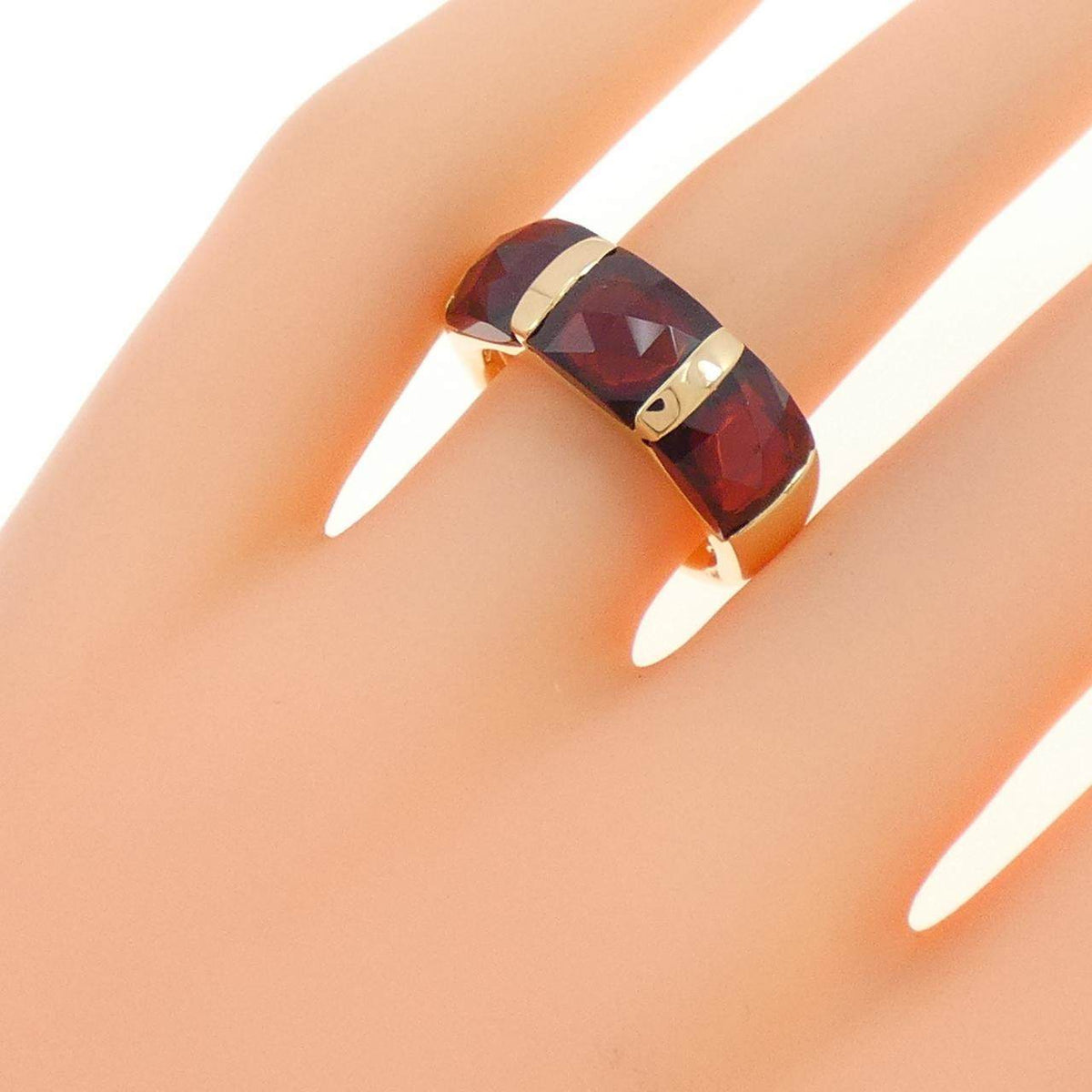 Luziada 18K Yellow Gold Garnet Ring – packaging