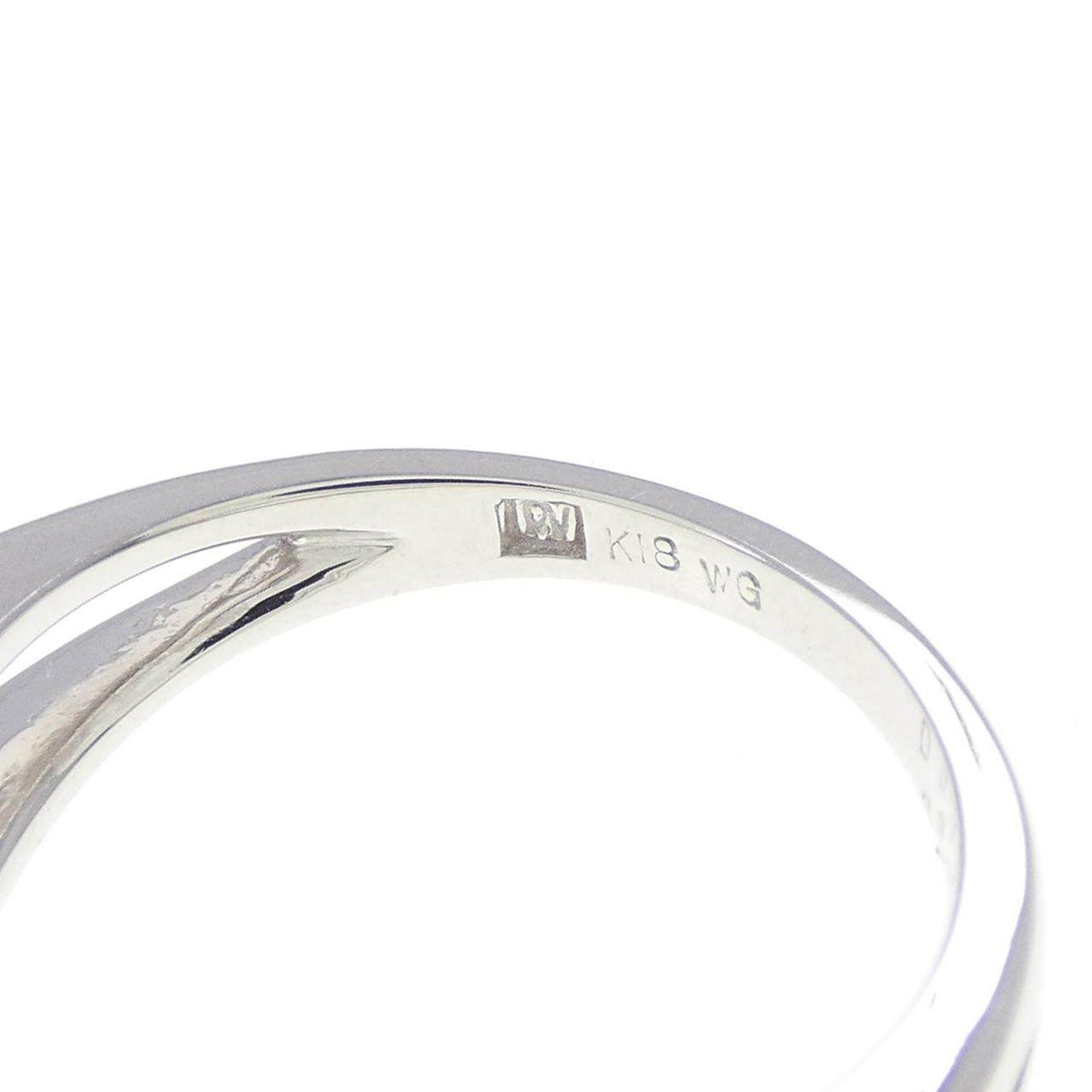 Ponte Vecchio Heart 18K White Gold Diamond Sapphire Ring – inside band