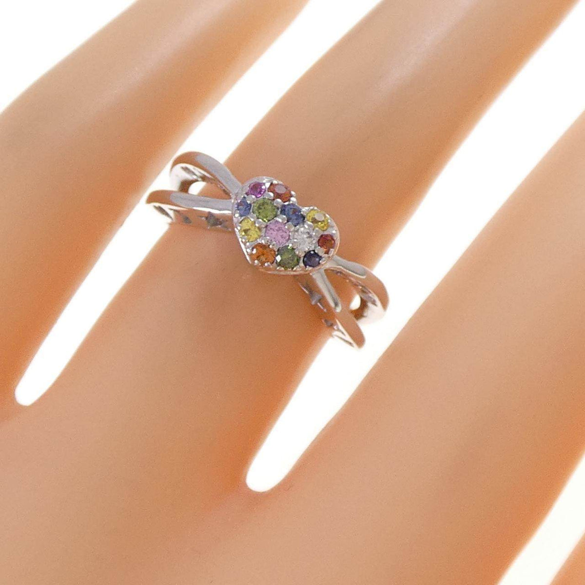 Ponte Vecchio Heart 18K White Gold Diamond Sapphire Ring – packaging