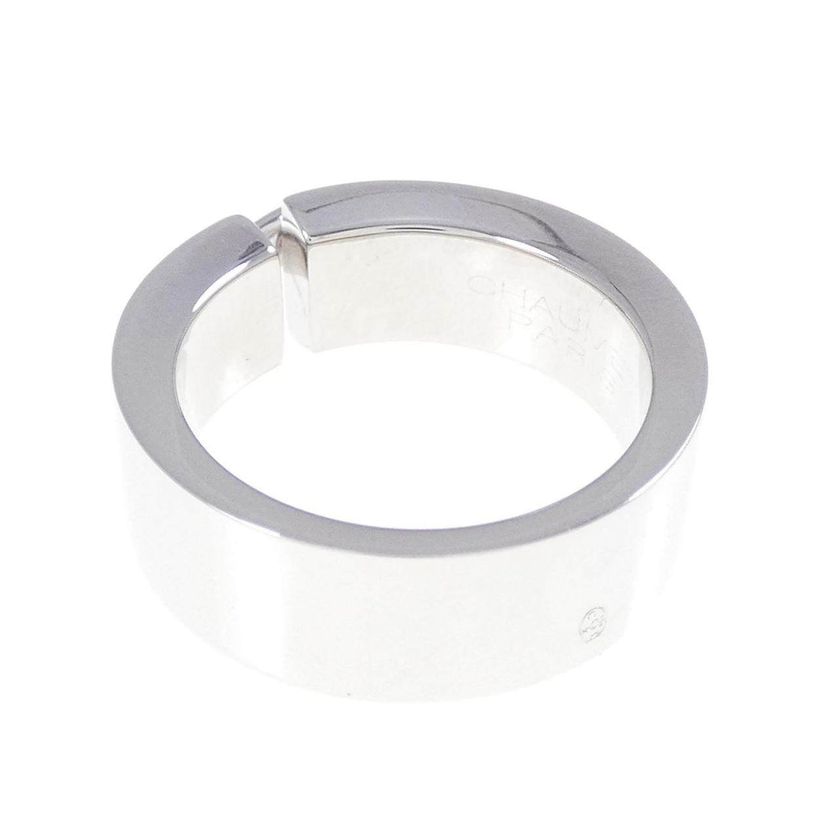 Chaumet Leanne Small 18K White Gold Diamond Ring – top view