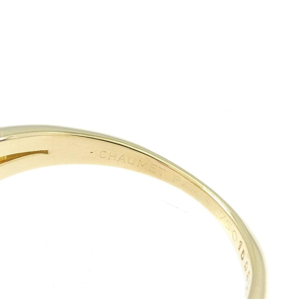 Chaumet Phil D'Amour 18K Yellow Gold Diamond Ruby Ring – inside band