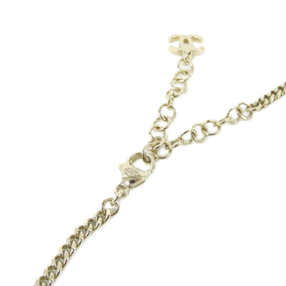 Chanel ABA885 Brass Necklace – full length