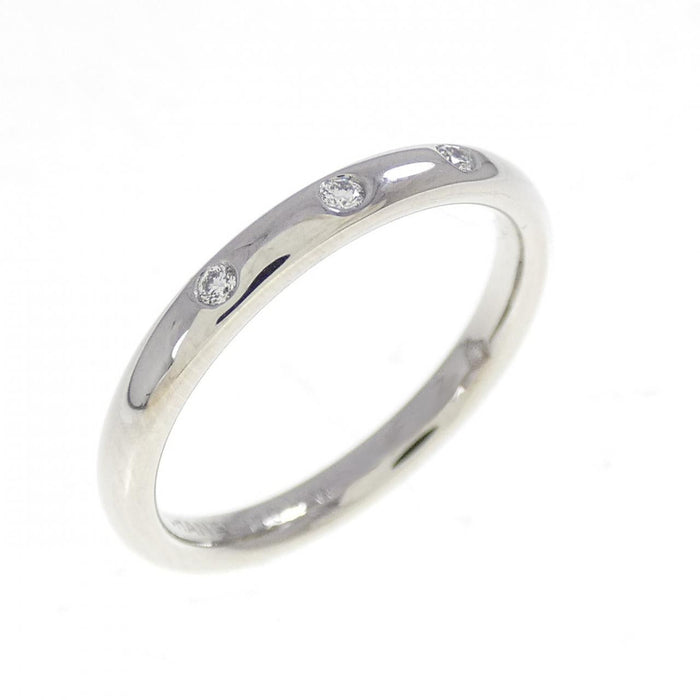 Chanel John Parisian Platinum Diamond Ring – front view