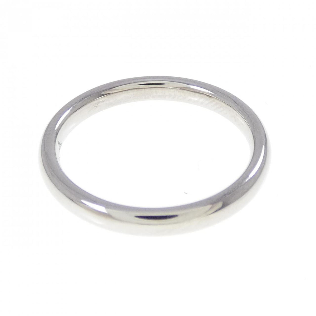 Chanel John Parisian Platinum Diamond Ring – top view