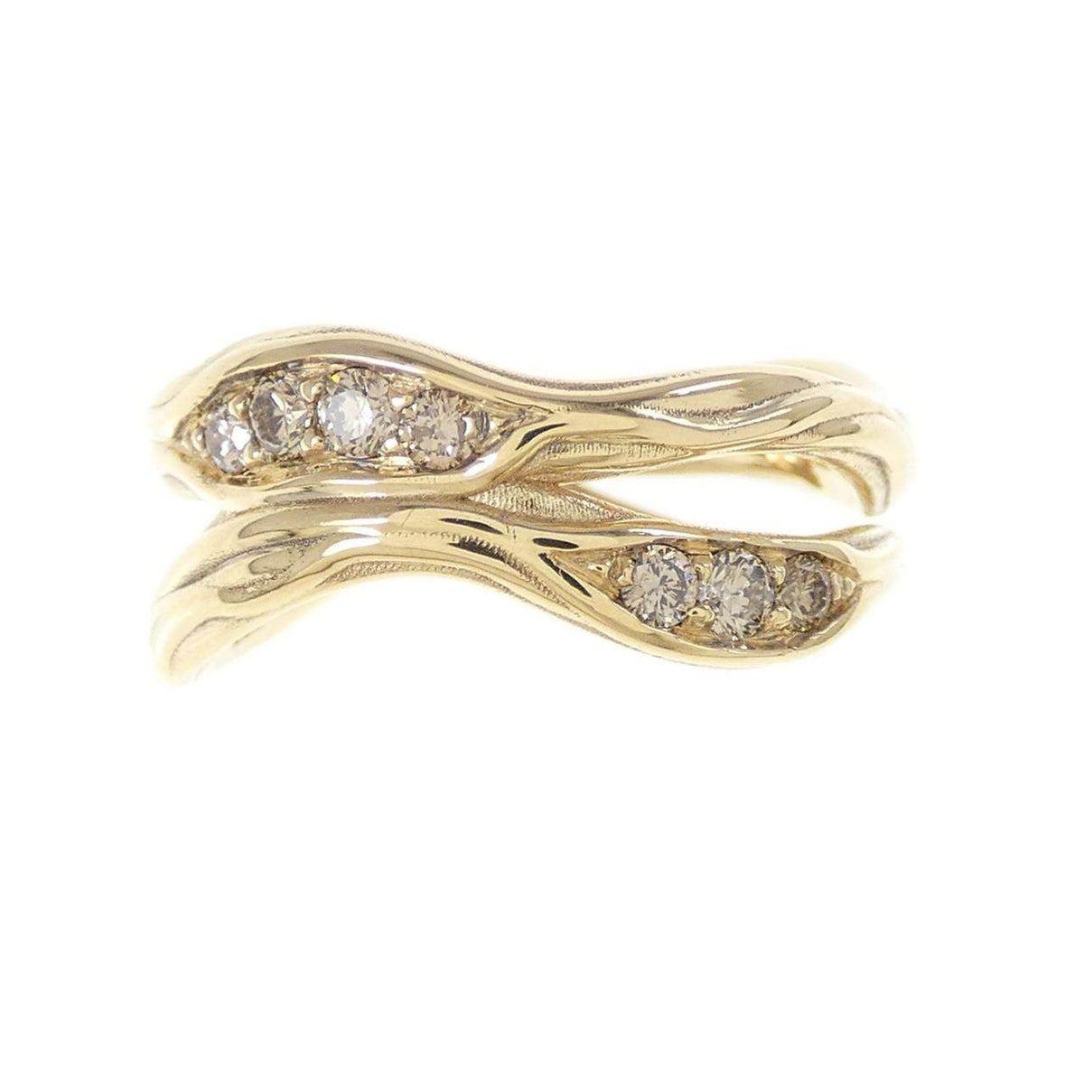 Antonini 18K Yellow Gold Diamond Ring – side view