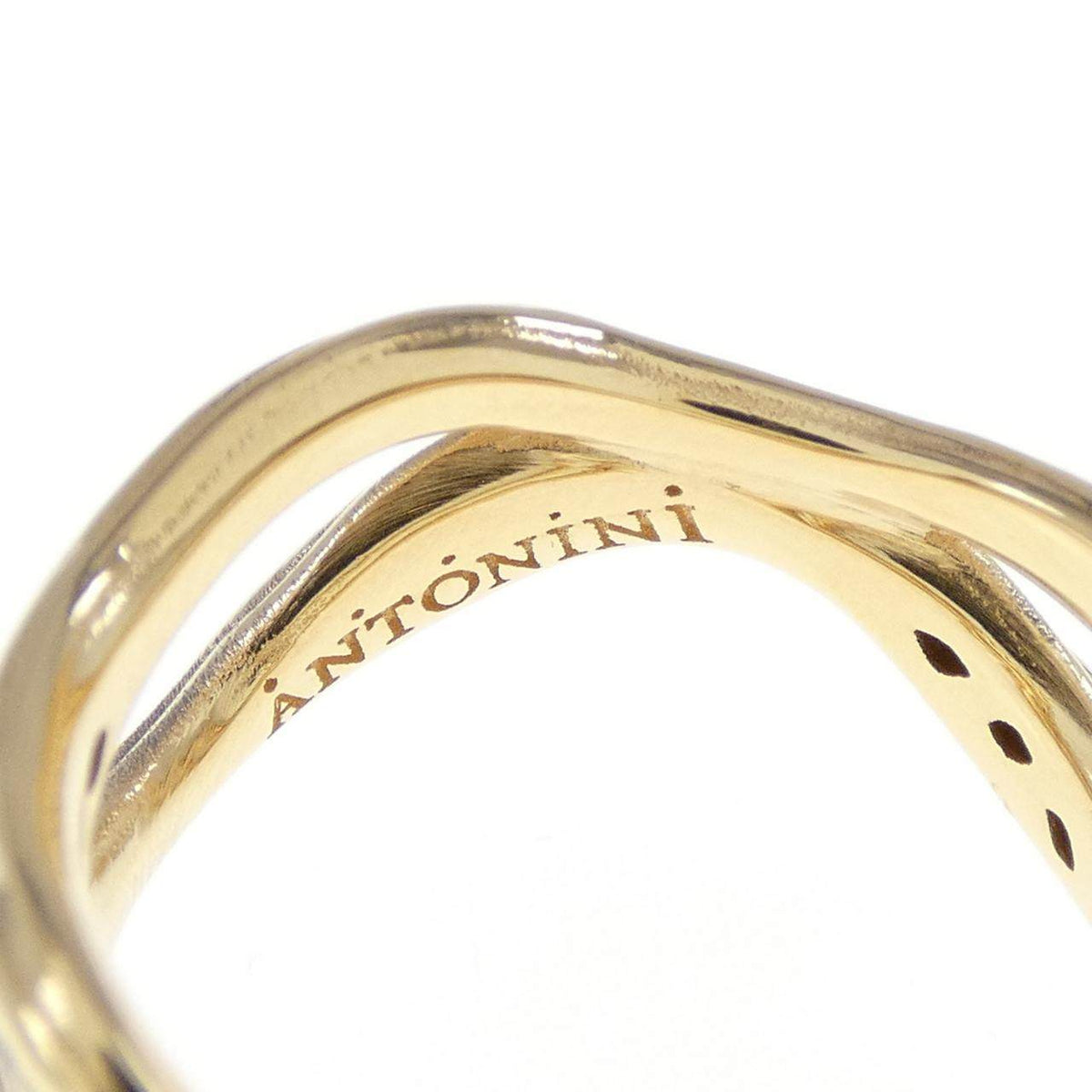 Antonini 18K Yellow Gold Diamond Ring – inside band