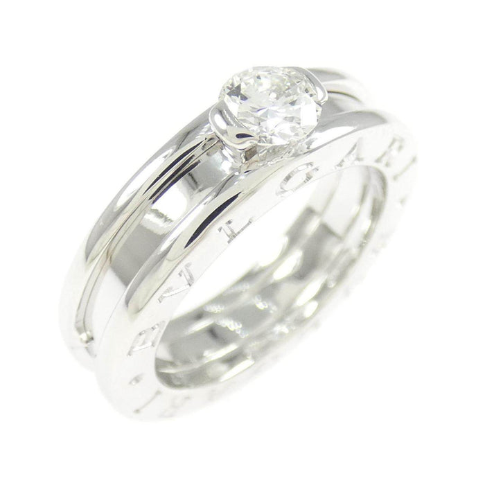 Bulgari B.zero1 18K White Gold Diamond Ring – front view