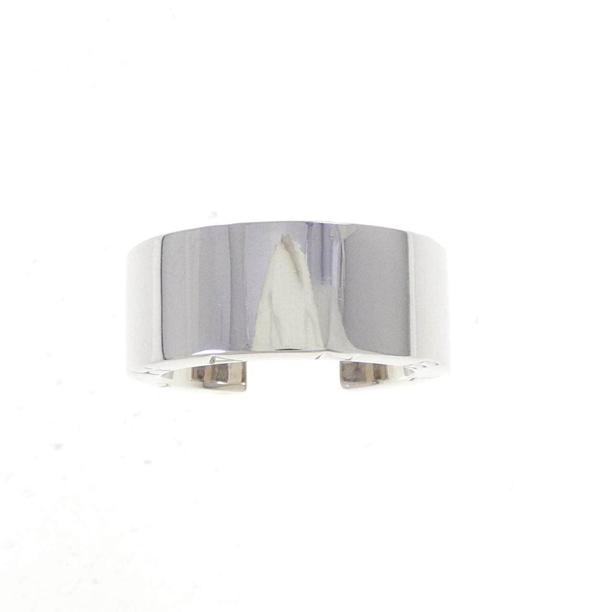 Chanel C Signature Medium 18K White Gold Ring – side view