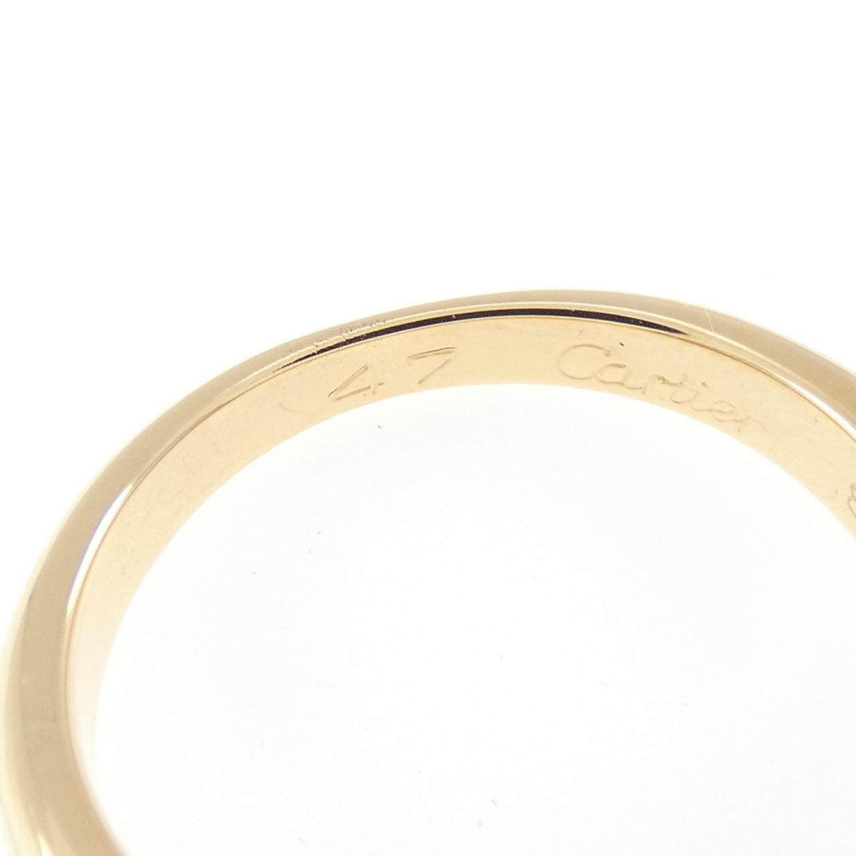 Cartier Trinity 18K Yellow Gold Diamond Solitaire Ring – inside band