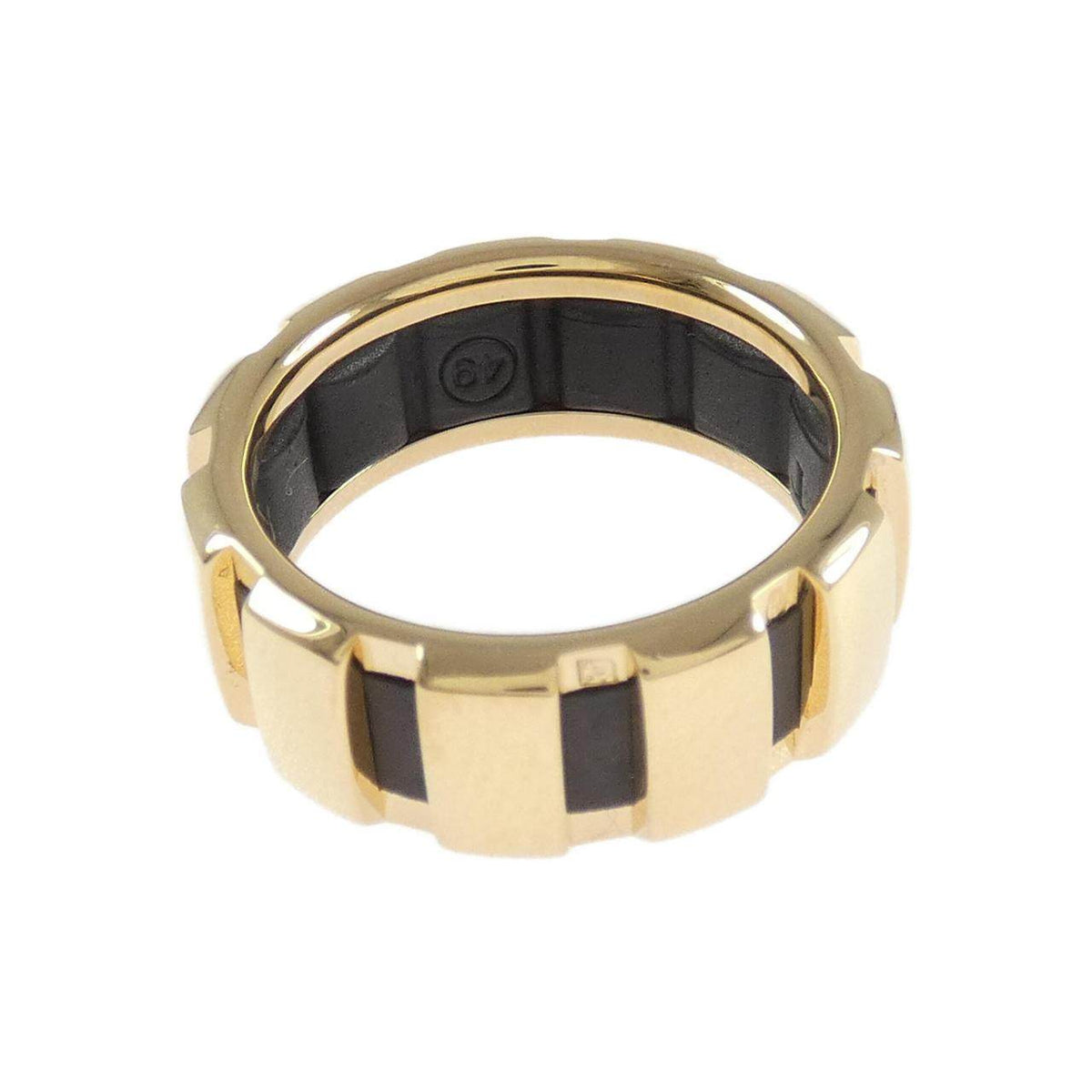 Chaumet Class One 18K Yellow Gold Diamond Ring – top view