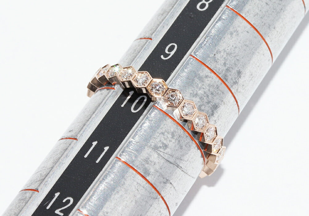 Chaumet Bee My Love 18K Rose Gold Diamond Ring – side view