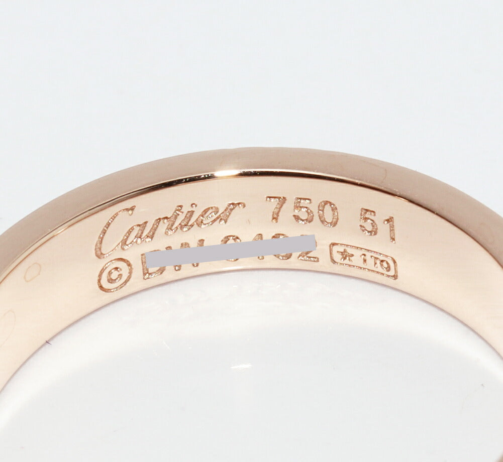 Cartier Happy Birthday 18K Rose Gold Ring – inside band