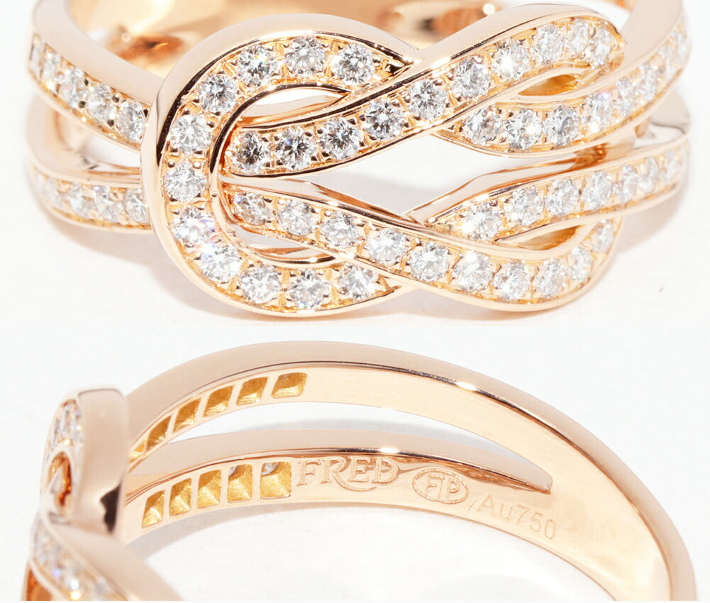 FRED Chance Infinie 18K Rose Gold Diamond Ring – packaging