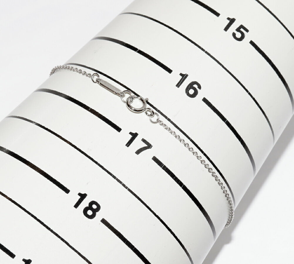 Tiffany & Co. Platinum Diamond Bracelet – detail view