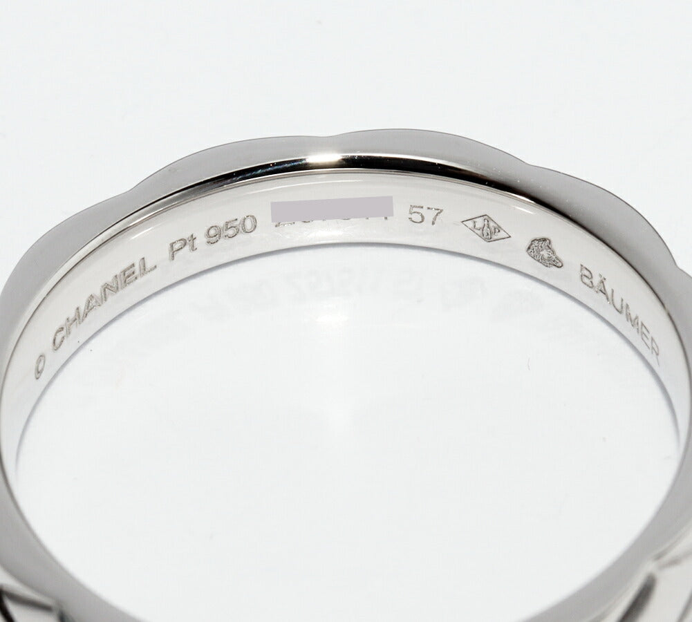 Chanel Matelasse Platinum Ring – inside band