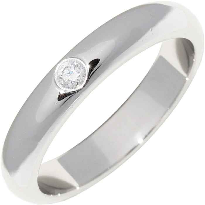 Cartier 1895 Platinum Diamond Wedding Ring – front view