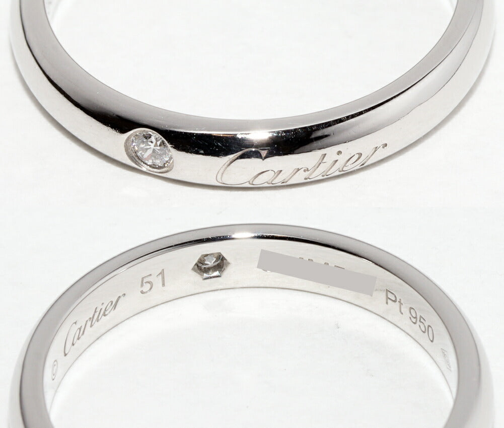 Cartier C De Cartier Platinum Diamond Ring – packaging