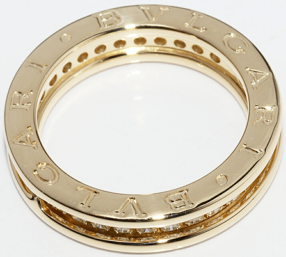 Bulgari B.zero1 18K Yellow Gold Diamond Ring – top view