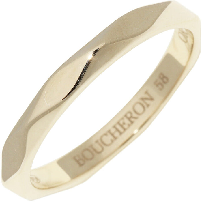 Boucheron Facette 18K Yellow Gold Ring – front view