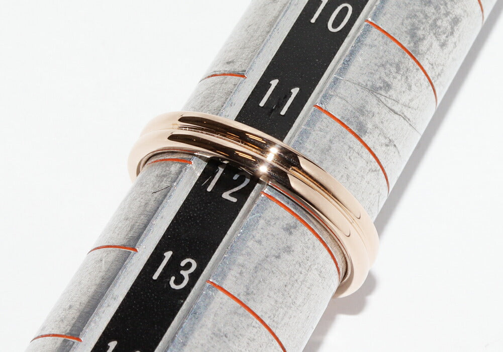 Boucheron Godron 18K Rose Gold Ring – side view