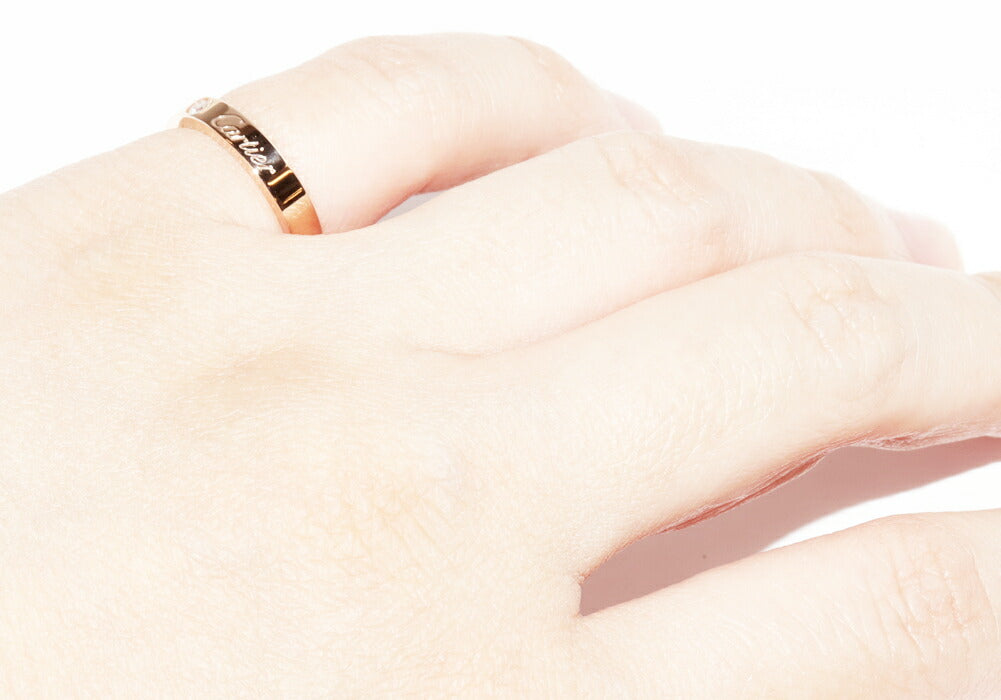 Cartier C De Cartier 18K Rose Gold Diamond Ring – alternate view