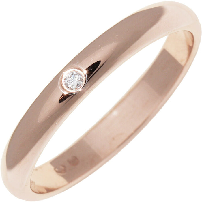 Cartier 1895 18K Rose Gold Diamond Wedding Ring – front view